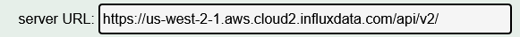 **server URL example**